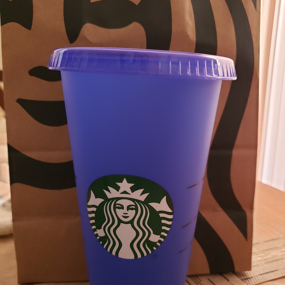 Changing color cup
